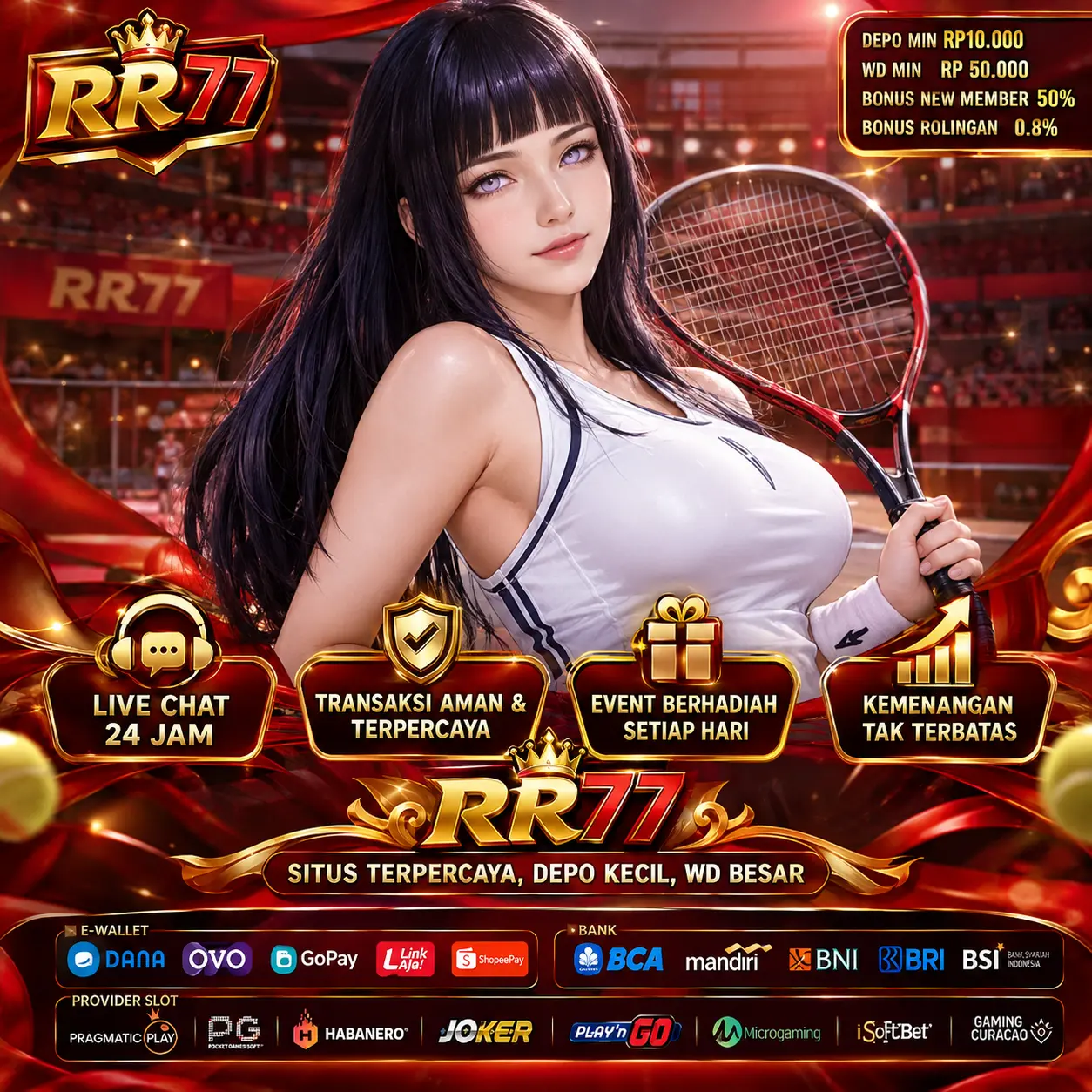 RR77 | Keseruan Olahraga Tenis Dalam Setiap Rally, Servis, Smash, Volley, Dan Duel Sengit Untuk Menguji Kemampuan Pemain